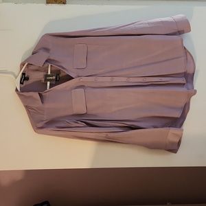 Express Long Sleeve Button Up. Size Small. Lavender.
